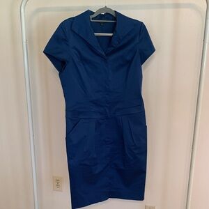 Lafayette 148  Elegant Blue Women's Dress